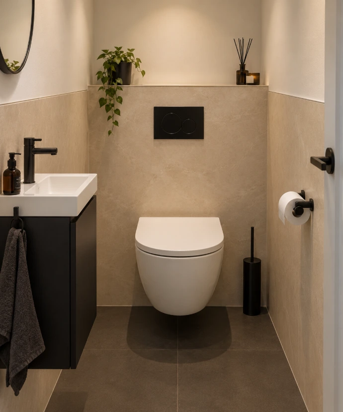 Wandpanelen toilet en wc - stijlvol