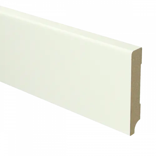 16032 Plint Modern schilder RAL 9010 wit MDF-gelakt 15x90x2400mm