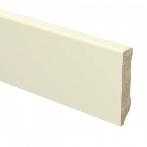 [PPCE21051] 15924 Plint Modern schilder RAL 9001 crèmewit MDF-gelakt 12x70x2400mm
