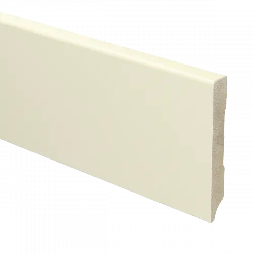 [PPCE21052] 15925 Plint Modern schilder RAL 9001 crèmewit MDF-gelakt 12x90x2400mm