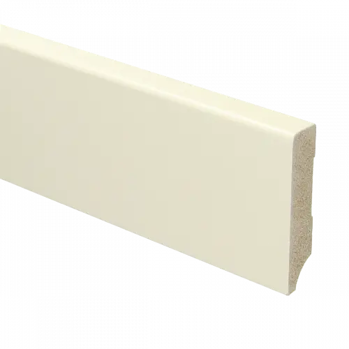 15927 Plint Modern schilder RAL 9001 crèmewit MDF-gelakt 15x70x2400mm