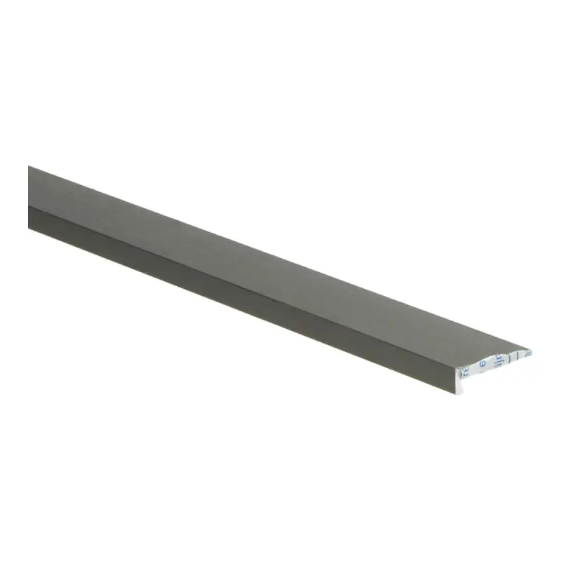 [PPCE31024] 69557 Profiel afsluit rvs geborsteld voor LVT ALU 6x21mm vloerdikte 4mm 3000mm