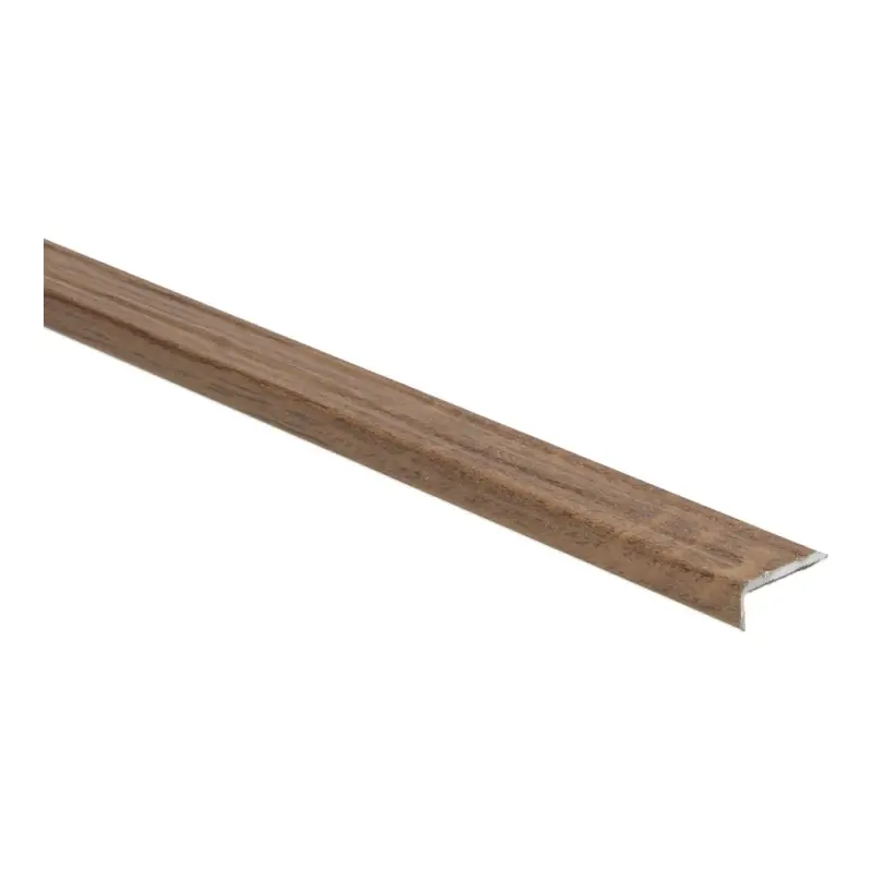 [PPCE31377] Profiel hoek eiken naturel donker ALU 10x24,5mm kleef 2000mm