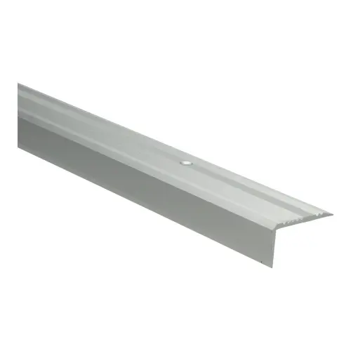 65368 Kuberit Profiel trap zilver fijn antistlip ALU 40x25x3000mm