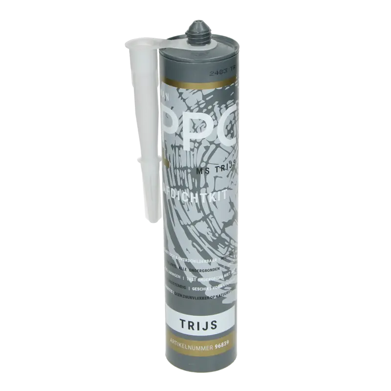 96839 PPC afdichtingskit transparant grijs (trijs) 290ml (overschilderbaar)