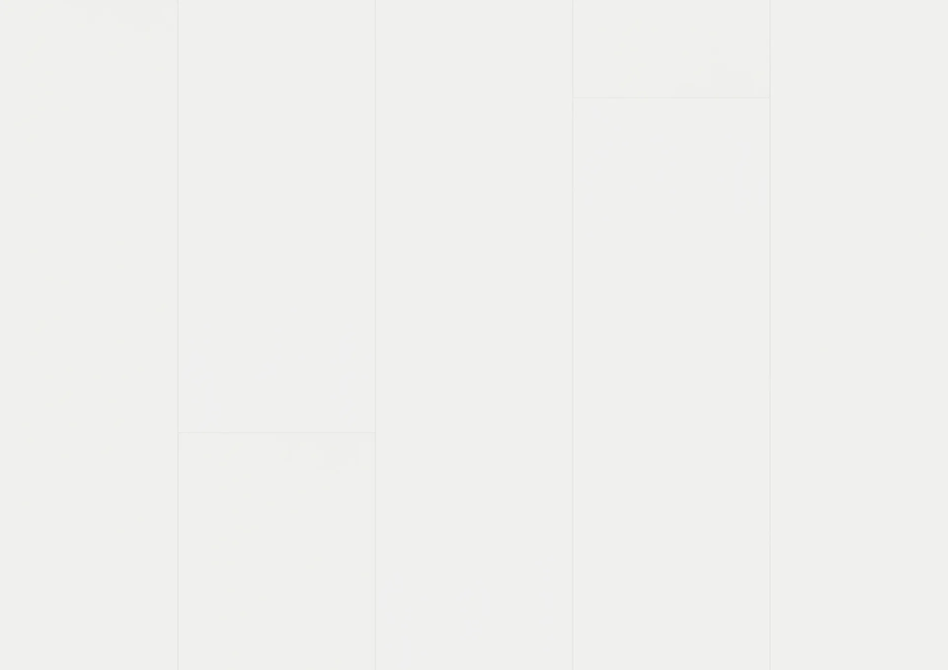 ter Hürne UniqueDesign Panelen Uni kristal wit 400 Kort (1300 mm) 1101130300