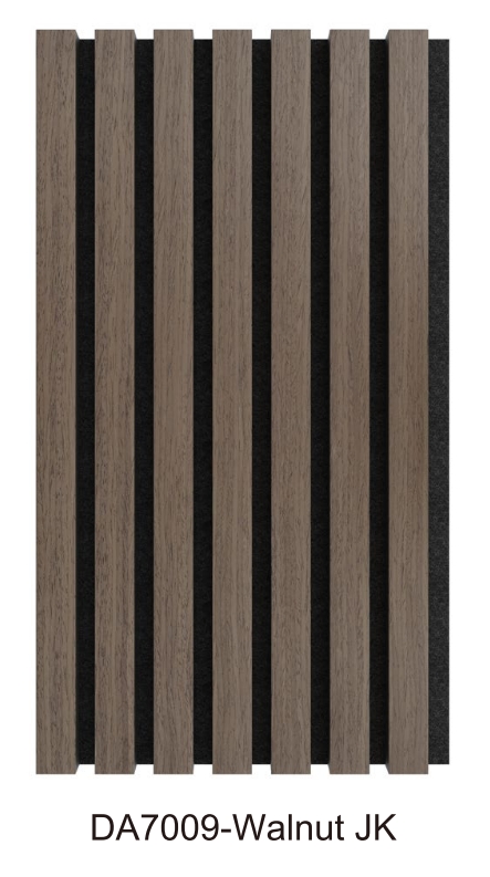 [ACOU-DA7009-Walnut JK] ACOUSTIC PANEL Wood veneer 2700 x 600 x 21mm Walnut JK