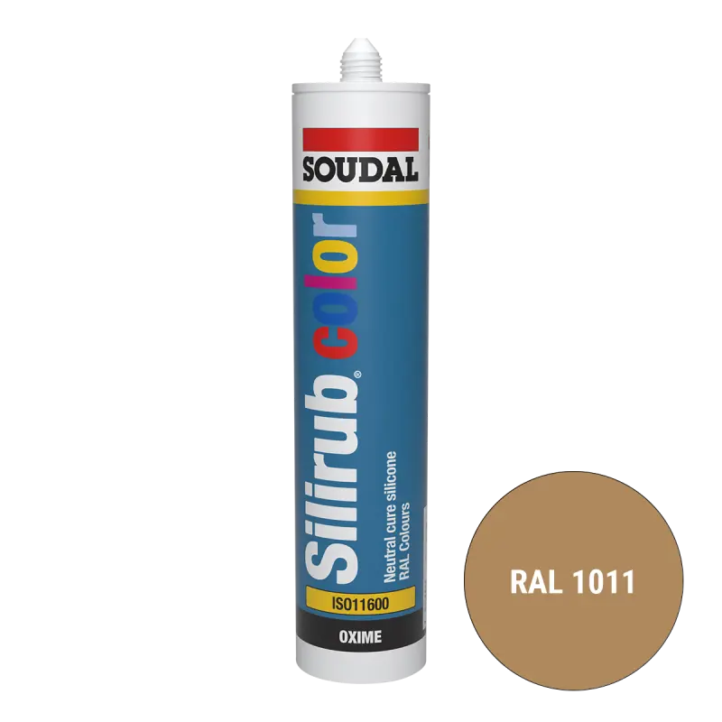 84003 Soudal Siliconenkit RAL 1011 Bruin beige