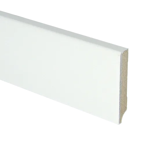 MDF plint 70x12 V313 wit gegrond recht 16397