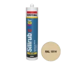 84005 Soudal Silirub Color Siliconenkit RAL 1014 300ml