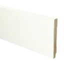 MDF plint recht 120x15x2400 wit gefolied