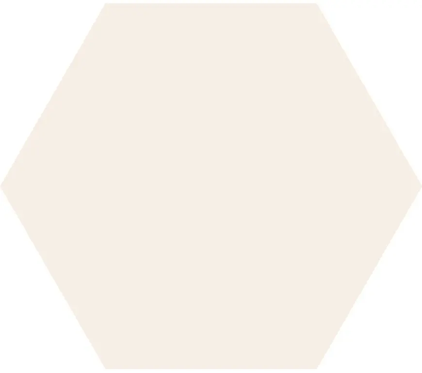 [41765] EasyTiles Timeless tegel Porselein 15 x 17 Hexagon  (Ivory mate n-plus)