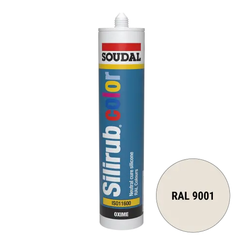  Soudal Siliconenkit RAL 9001 Creme Wit
