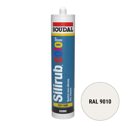  Soudal Siliconenkit RAL 9010 Wit