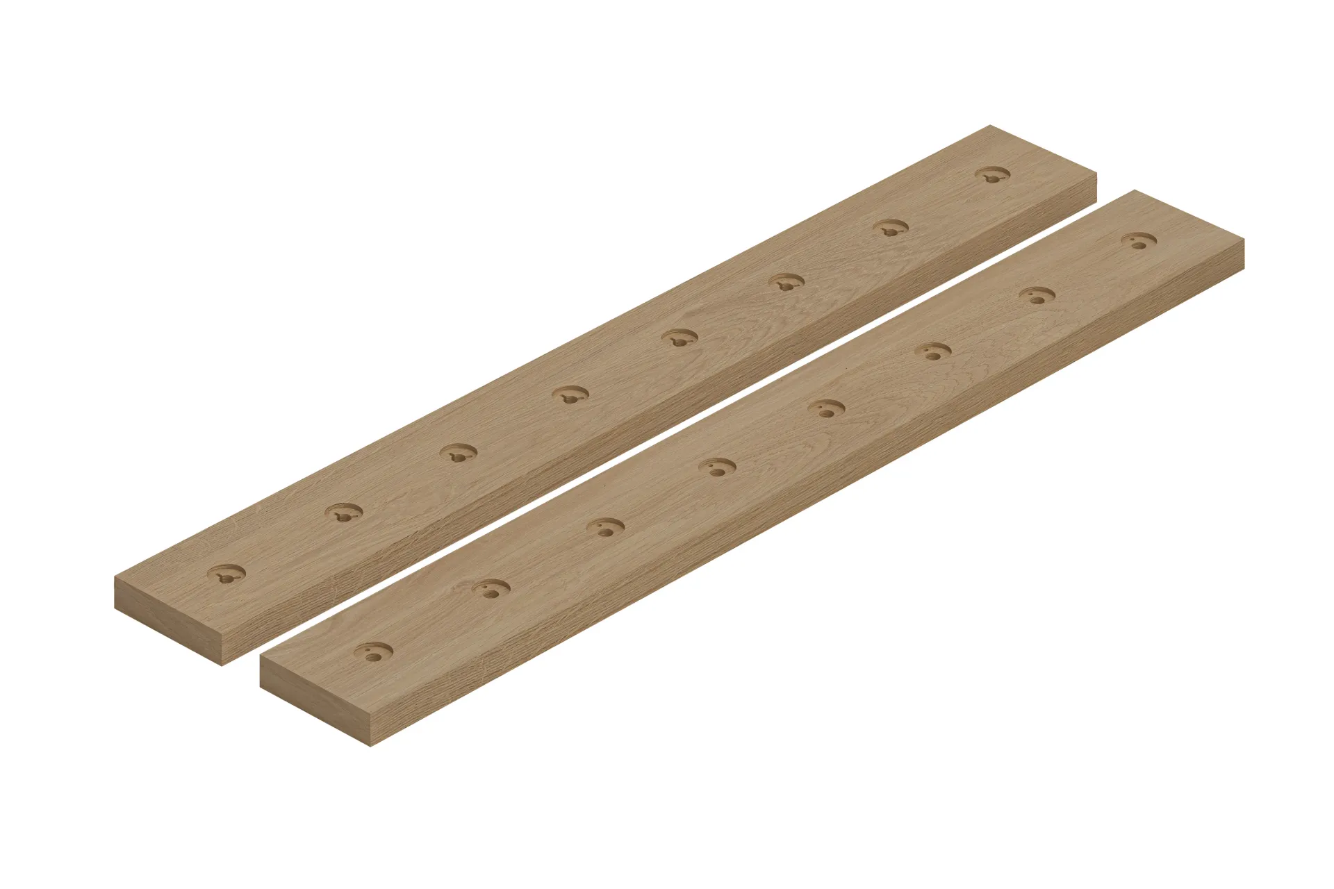 Divisio Oak New York mounting strips top + bottom 1m