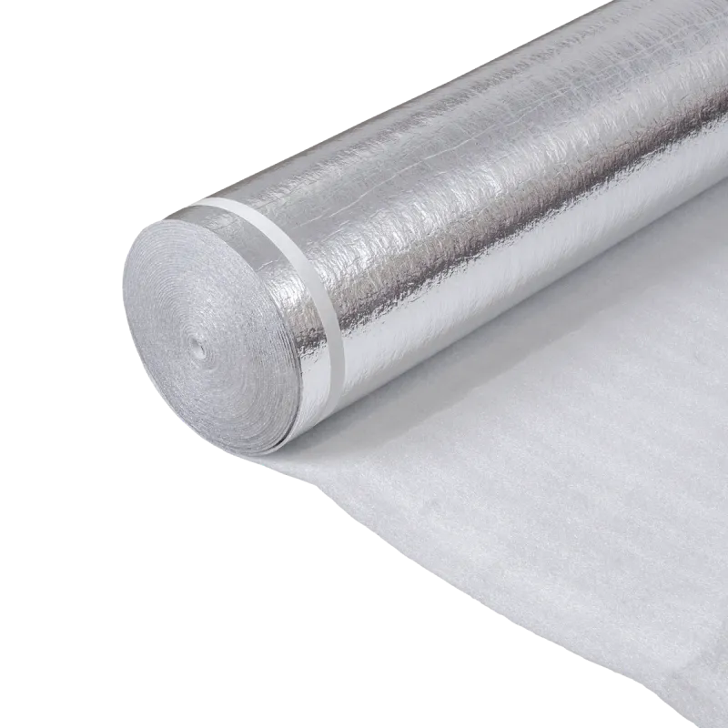 Ondervloer Alufoam 2 mm + 20 cm overlap met plakstrip 86100 