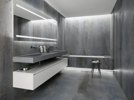 EasyTiles Metal tegel Porselein 60 x 120