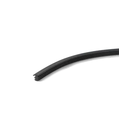 [COTA30171] Antislipprofiel zwart zacht rubber rol 7,5m