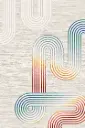 Strip Carpet Abstract Multicolor UniCarpet 7